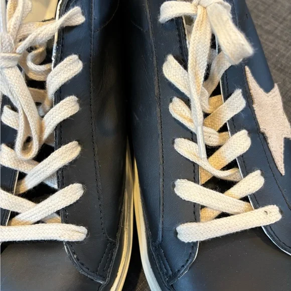 Golden Goose Black Sneakers with Glitter Heel - Picture 6 of 12